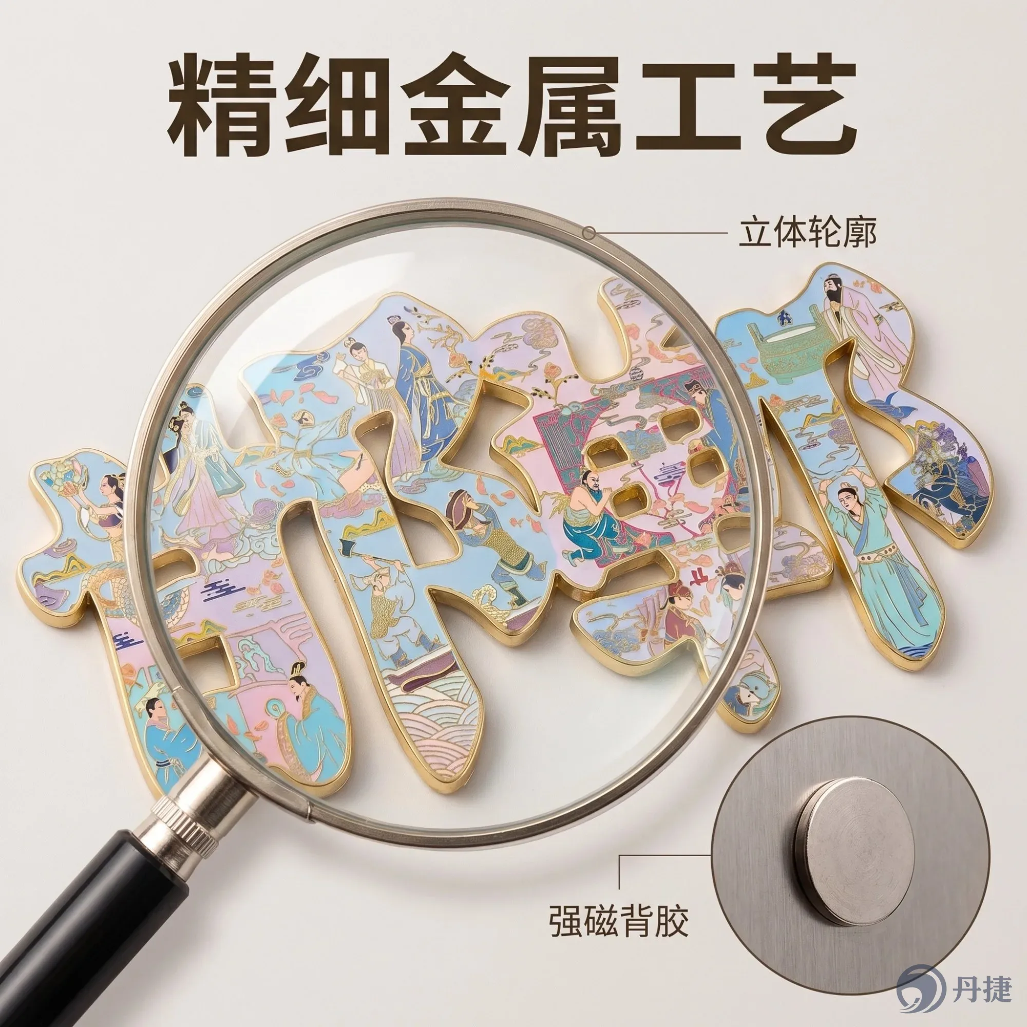 邯郸文化成语冰箱贴
